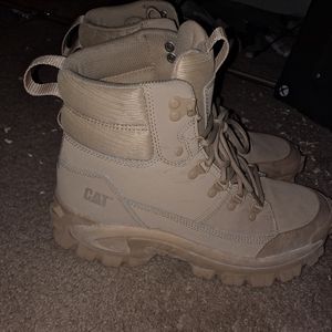 Size 10 CAT military style boots